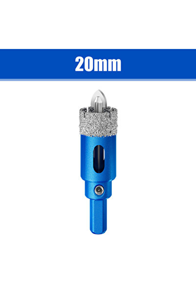 Choice16 مجموعة من 20 قطعة من رؤوس المثقاب المطلية بالماس، مقاس 18-110 مم، لث...