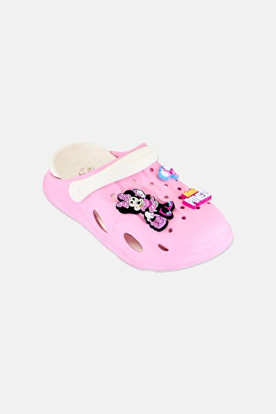 Disney Junior قباقيب ميني ماوس سهلة الارتداء للبنات، لون وردي