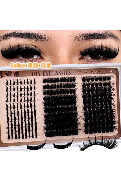 Choice1 مجموعة رموش MIX D+ chase Spikes100D120D 300D-60D مع رموش مدببة ورموش ...