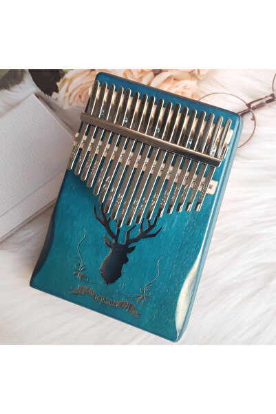 Choice1 17key reindeer blue Lydesy Kalimba Thumb Piano kit 17Keys Manual Tune...
