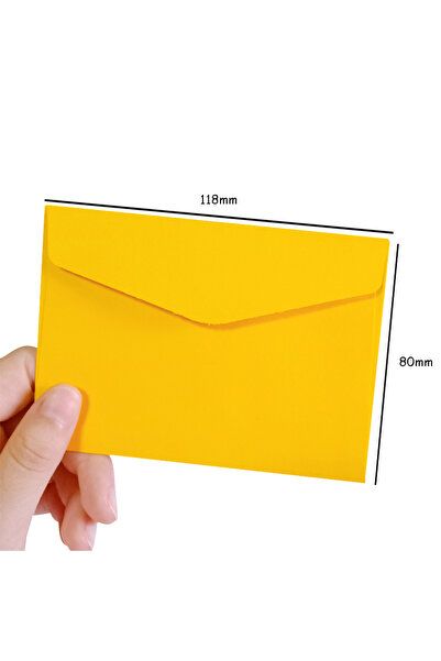 Choice4 yellow 20pcs/lot Candy color mini envelopes DIY Multifunction Craft P...