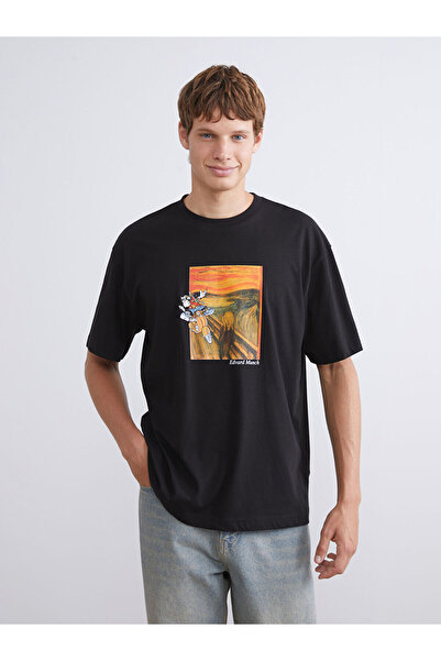 LC Waikiki Ανδρικό μπλουζάκι Özmarka New Season με λαιμόκοψη ποδηλάτου, νοστα...