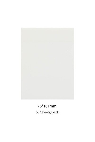 Choice1 ٥٠ ورقة بيضاء، ٥٠ ورقة من دفاتر الملاحظات اللاصقة الشفافة المقاومة لل...