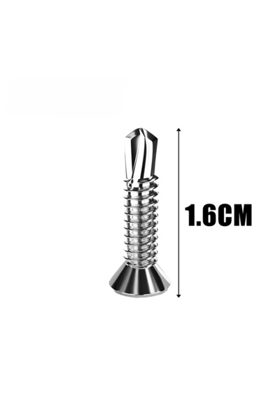 Choice5 40 قطعة من براغي التثبيت الذاتي ذات الرأس المسطح المتقاطع مقاس 16 مم،...