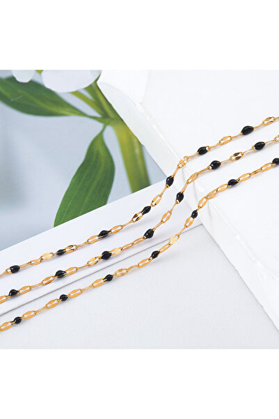 choice2 1 meter Black 1Meter Stainless Steel Dripping Oil 2mm Lip Chain for D...