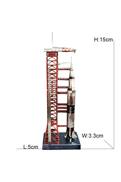 Choice9 لعبة أحجية معدنية ثلاثية الأبعاد لاستكشاف الفضاء أبولو ساتر 5، مكوك ه...