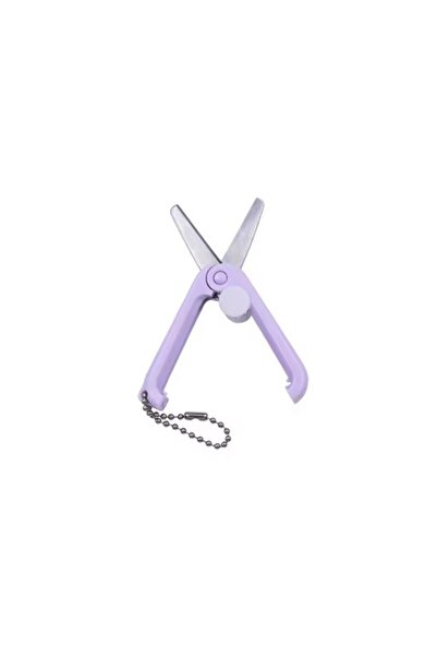 Choice purple 1Pcs Portable Stainless Steel Scissors With Multifunctional Ret...