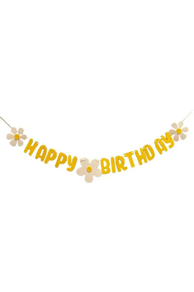 Choice1 A Birthday Party Banner, Flower Tassels, for Home Room Decoration, Ch...