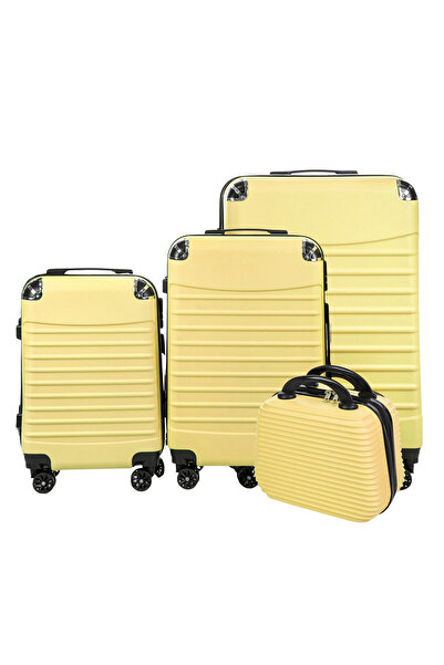 Other CONSEÉ 4-in-1 Yellow Luggage Set with Spinner Wheels