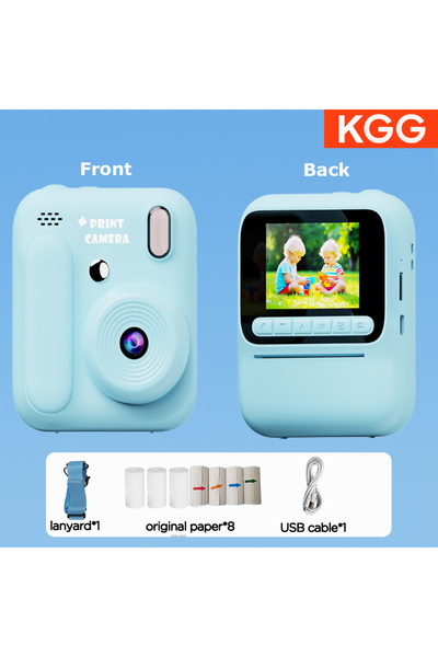 Choice15 كاميرا فورية للأطفال، طباعة ملونة، سعة 32 جيجابايت، دقة 1080 بكسل، ط...