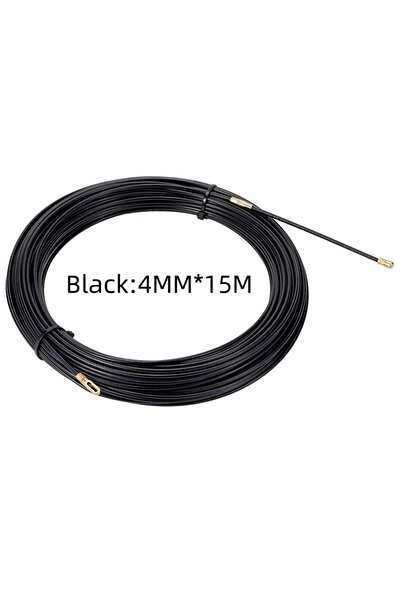 Choice1 دليل سحب الكابلات 4 مم × 15 م، 4 مم، 5-40 م، سلك جداري من النايلون، ش...