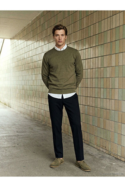 LC Waikiki Hilfa New Season Crew Neck Men's Knitwear Sweater