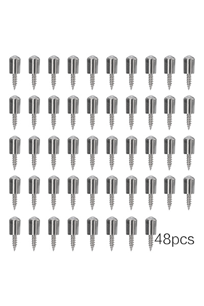 Choice1 غطاء شفاف NA - 48 قطعة 24/48 قطعة، أوتاد دعم الرفوف، دبابيس معدنية شد...