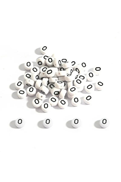 Choice94 100PCS O 100-500PCS Acrylic A-Z 26 Letter Beads Round Loose Spacer W...