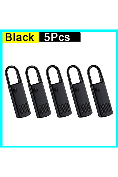 Choice7 5Pcs Black 5/10Pcs Zipper Pull Replacement Detachable Zipper Pull Tab...