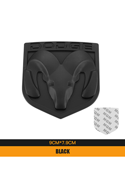 Choice23 ملصق شعار سيارة دودج أسود على شكل حرف L، ملحقات شعار السيارة لسيارات...