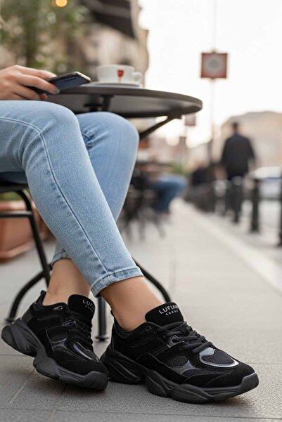 Lufian Women's Sneaker - Lightweight High-Sole Casual Walking Shoes - Sporty ...