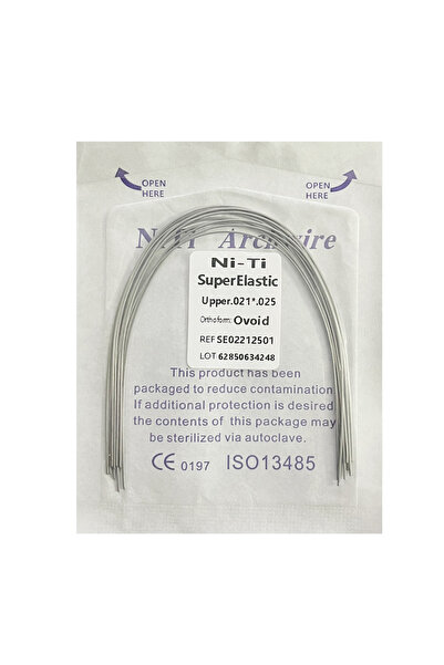 Choice10 21x25 Upper 10pcs/Pack AG Dental Orthodontic Arch Wires NITI Round /...