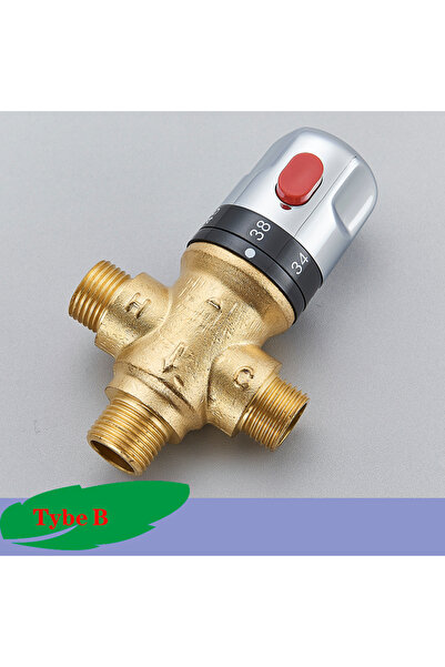 Choice1 صمام خلط حراري نحاسي HWF-HTW، صمام صنبور دش حراري لدرجة حرارة الماء