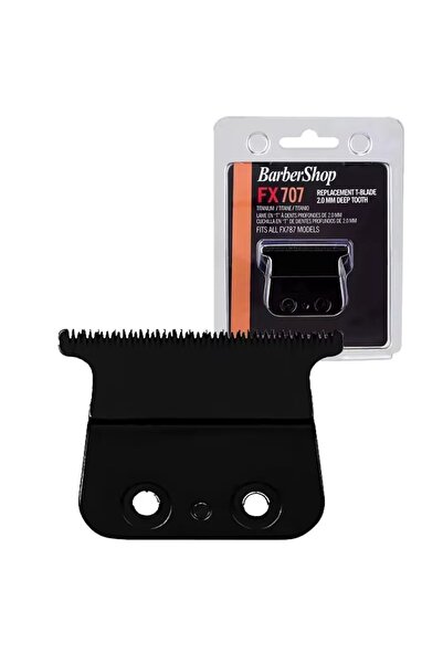 Choice Black Barbershop FX707 Gold Metel T-Blade Professional Barberlogy Repl...