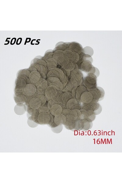 Choice 500 قطعة لأنابيب 16 مم، 100 قطعة/500 قطعة، فلاتر أنابيب من الفولاذ الم...