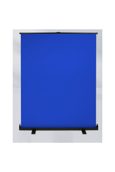Generic Collapsible Backdrop Stand Kit Blue 2x1.5m