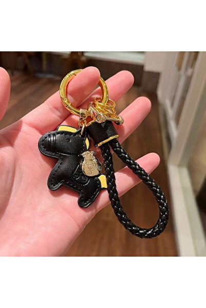 Choice6 Style 2 1PC Horse Handmade Leather Car Keychain Pendant, Exquisite an...