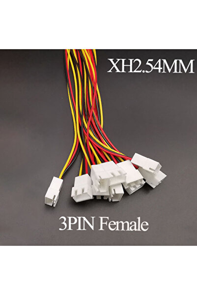 choice2 مجموعة من 10 قطع من موصلات JST XH ثلاثية الأطراف (أنثى) بمسافة 2.54 م...