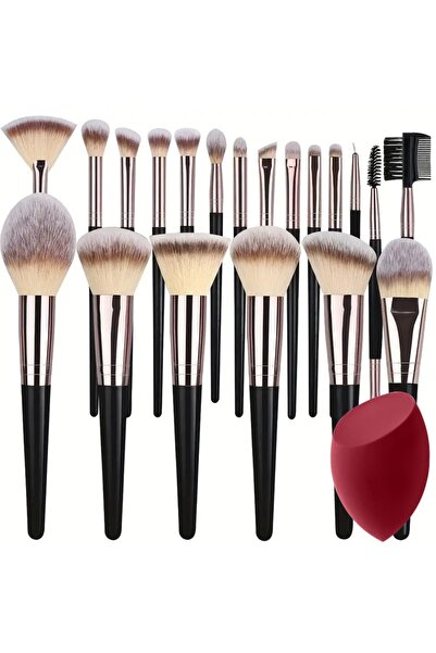 Choice14 مجموعة فرش مكياج احترافية من ريد ميك أب إيغ، مكونة من 21 قطعة، من 3 ...