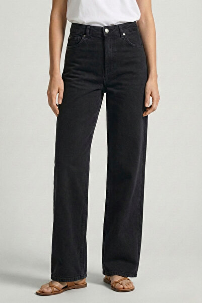 CHUL Kadın Yüksek Bel Wide Leg Jean Pantolon