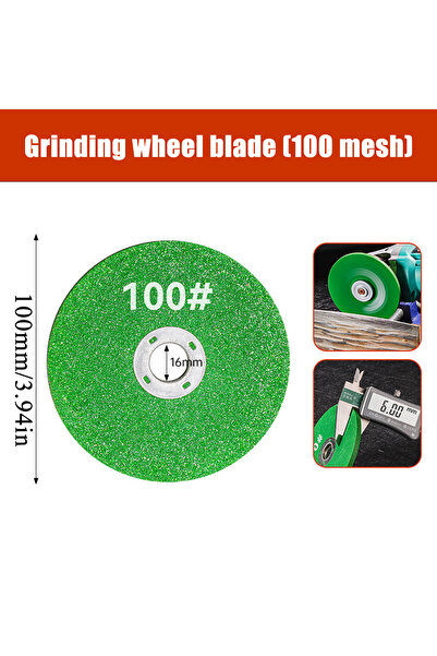 Choice4 قرص تجليخ متعدد الأغراض للقطع، مقاس 100 مم و16 مم، قطعة واحدة، مناسب ...
