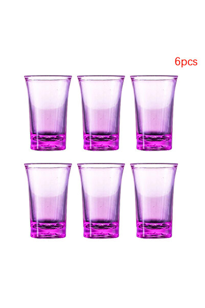 Choice1 Purple NEW 6 PCS Shot Glass Plastic Spirits Shot Cup Party Bar Club D...