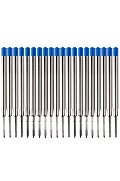 Choice1 عبوة حبر جاف زرقاء، 20 قطعة أو 100 قطعة، مقاس 3.9 بوصة، رأس متوسط، لأ...