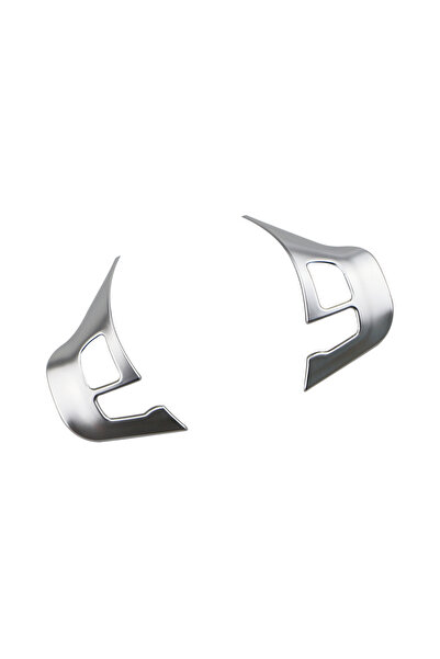 Choice7 3.9 نقطة (قطعتان) - ملصق تزيين عجلة قيادة السيارة غير لامع، مناسب لسي...