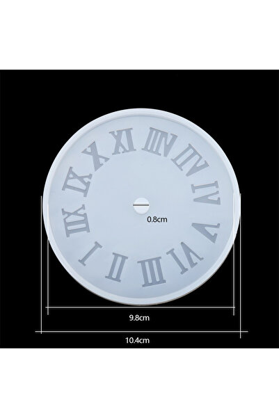 Choice9 قالب سيليكون صغير للأرقام الرومانية والعربية (قطعة واحدة) - قوالب رات...