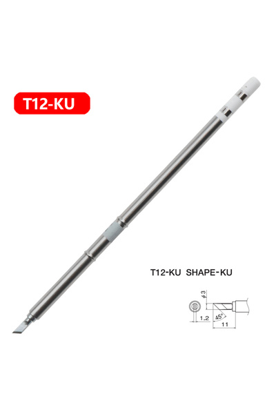 Choice13 T12-KU T12 Soldering Iron Tips Replacement Various Models of Tip Ele...