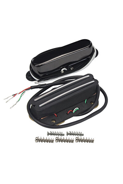 choice2 Black NB Set FLEOR 2PCS TL Guitar kup Set Alnico 5 Neck kup+Hot Dual ...
