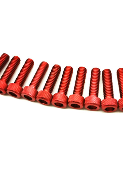 choice2 10 pcs-Red 10pcs M6x20mm universal 6MM racing motross part kit fairin...