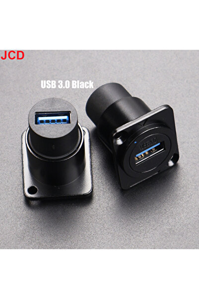 Choice7 USB 3.0 Black JCD 1pcs Metal D Type Module RJ45 CAT6&USB 2.0/3.0&Type...