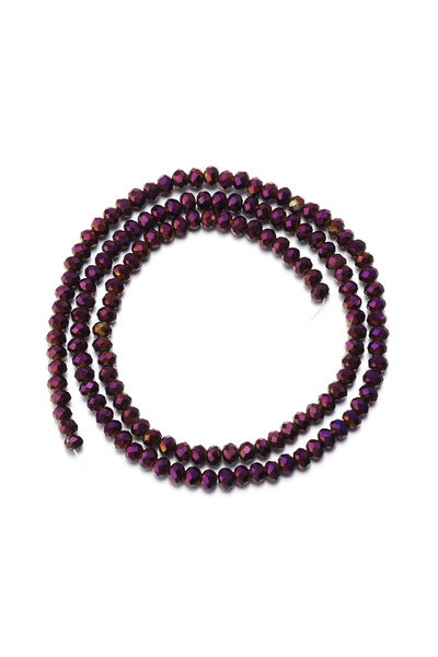 Choice3 1 Strip about 40cm 4x3mm approx 100pcs 1 Strand 3 4 6 8 10mm Purple R...