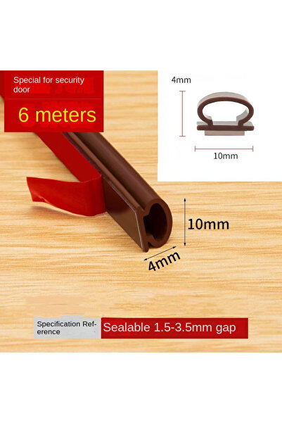 Choice32 شريط مانع للتسرب بني اللون بطول 1 متر وعرض 10×4 بوصة (1/6 متر) لأبوا...