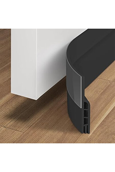 choice2 Black Door Draft Stopper Under Door Draft Blker Insulator Door Sweep ...
