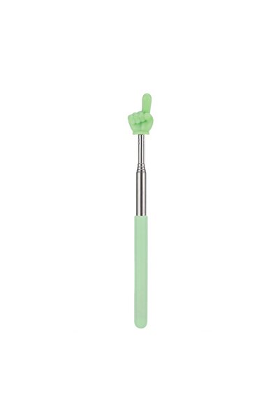 Choice9 A-Green Stainless Steel Teaching Pointer Telesco Rod Finger Design Fi...