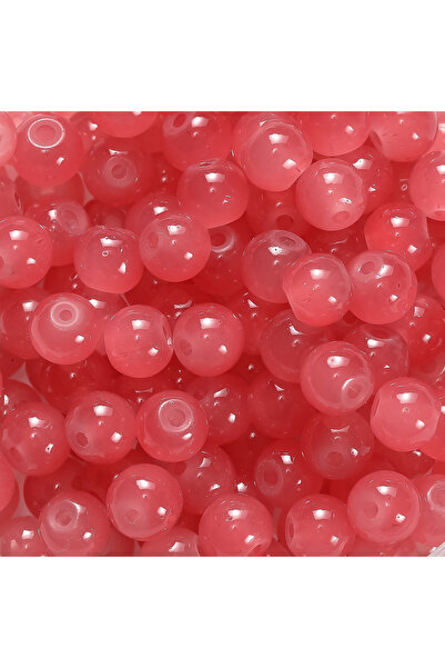 Choice29 50pcs Watermelon red 30/50pcs 6mm Glass Round Beads Colorful Spacer ...