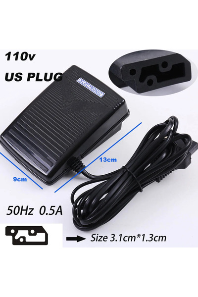 Choice1 110V Model 3 Sewing Machine Foot Pedal Speed Adjustor Controller Moto...