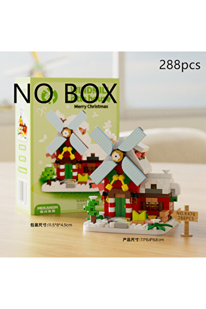 Choice1 بدون صندوق JM-K476-بدون صندوق منزل طاحونة هواء الغابة العميقة، منزل ش...