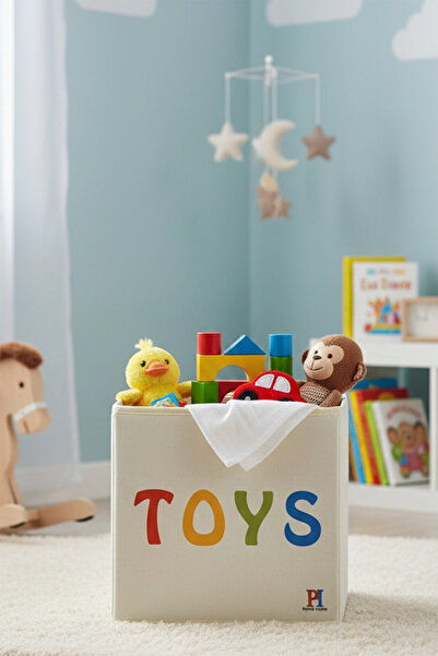 homyjr's Homyjr’S Toys Patterned Lidless Storage Box Closet Toy and Laundry O...