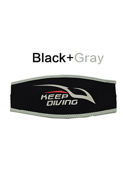 choice2 Black Gray 1Pcs Neoprene Scuba Diving Mask Head Strap Cover Mask Padd...