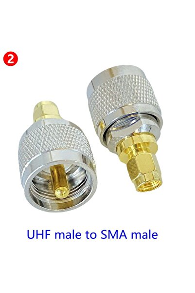 Choice4 النوع 2-1 قطعة PL259 UHF SO239 إلى SMA قابس ذكر ومقبس أنثى، موصل محول...
