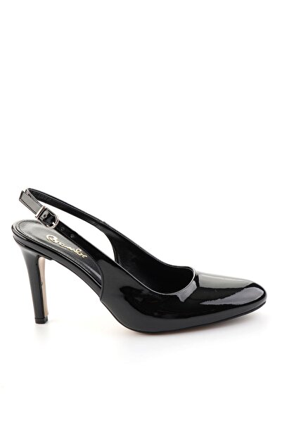 Bambi Siyah Kadın Klasik Topuklu Ayakkabı K01231509598